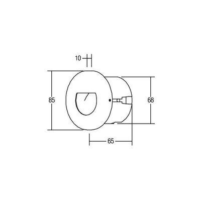 Brumberg Leuchten LED-Wandeinbauleuchte 230V edelstahl LF:ww 10128203