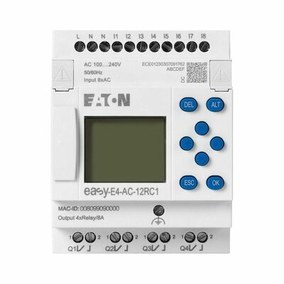Eaton Steuerrelais 8 digitale Eingänge EASY-E4-AC-12RC1