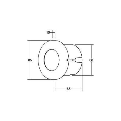 Brumberg Leuchten LED-Wandeinbauleuchte 230V edelstahl LF:ww 10141203