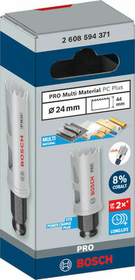 Bosch Power Tools Pro Lochsäge PC HSS-BI Muti Material 24 mm 2608594371