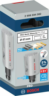 Bosch Power Tools Pro Lochsäge PC HSS-BI Muti Material 41 mm 2608594382