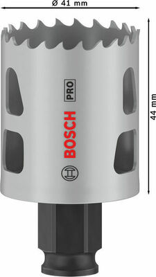 Bosch Power Tools Pro Lochsäge PC HSS-BI Muti Material 41 mm 2608594382