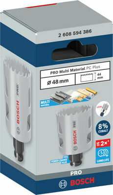 Bosch Power Tools PRO Multi Material PC Plus Lochsäge, 48 mm 2608594386