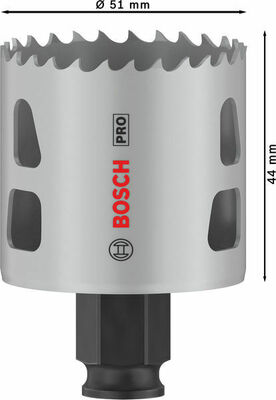 Bosch Power Tools Pro Lochsäge PC HSS-BI Muti Material 51 mm 2608594387