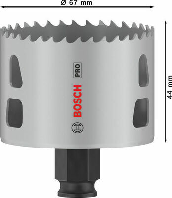 Bosch Power Tools Pro Lochsäge PC HSS-BI Muti Material 67 mm 2608594397