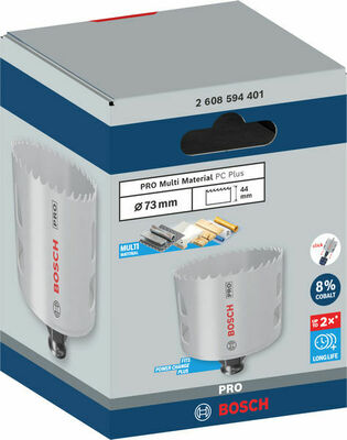 Bosch Power Tools Pro Lochsäge PC HSS-BI Muti Material 73 mm 2608594401