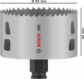 Bosch Power Tools Pro Lochsäge PC HSS-BI Muti Material 83 mm 2608594404