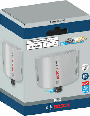 Bosch Power Tools Pro Lochsäge PC HSS-BI Muti Material 86 mm 2608594405