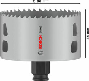 Bosch Power Tools Pro Lochsäge PC HSS-BI Muti Material 86 mm 2608594405