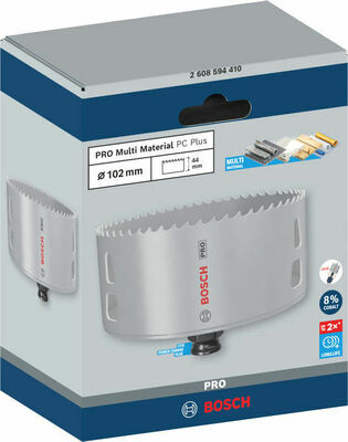 Bosch Power Tools PRO Multi Material PC Plus Lochsäge, 102 mm 2608594410