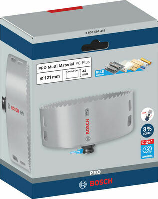 Bosch Power Tools Pro Lochsäge PC HSS-BI Muti Material 121 mm 2608594415