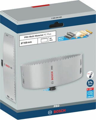 Bosch Power Tools PRO Multi Material PC Plus Lochsäge, 168 mm 2608594420