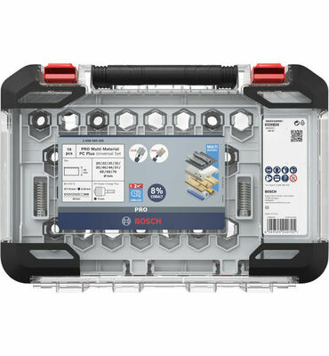 Bosch Power Tools PRO Multi Material PC Plus Lochsägen-Set 20 68 2608594426VE(14)