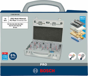 Bosch Power Tools Pro Lochsägen Set Multi Material 14tlg 2608594434VE(14)