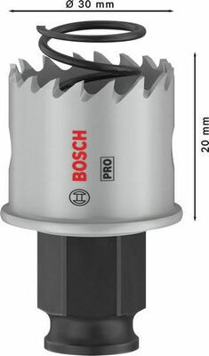 Bosch Power Tools Pro Lochsäge PC HSS-BI Sheet Metal 30 mm 2608594446