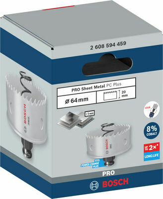 Bosch Power Tools PRO Sheet Metal PC Plus Lochsäge, 64 mm 2608594459