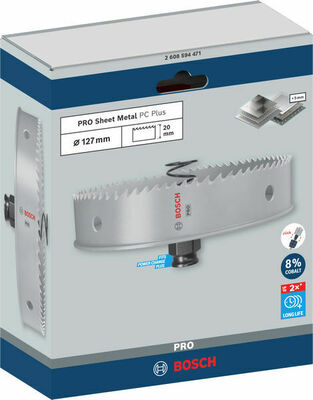 Bosch Power Tools PRO Sheet Metal PC Plus Lochsäge, 127 mm 2608594471