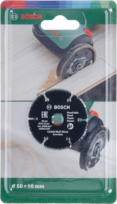 Bosch Power Tools Carbide Multi Wheel Trennscheibe 50 x 10 1600A01S5X