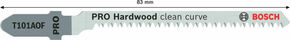 Bosch Power Tools PRO Hardwood clean curve T101AOF 2608655093VE(2)