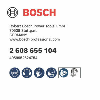 Bosch Power Tools PRO Metal thin T121GFC Stichsägeblatt 92 mm 2608655104VE(5)