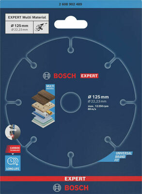 Bosch Power Tools EXPERT Carbide Multi Wheel Trennscheibe 125 mm 2608902489
