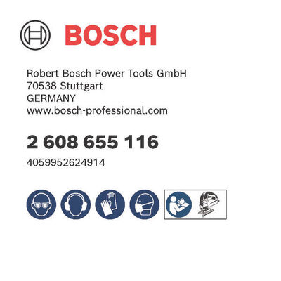 Bosch Power Tools PRO Hardwood fast T344DF Stichsägeblatt 152 2608655116VE(25)