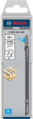Bosch Power Tools PRO Wood precise T344DP Stichsägeblatt 152 2608665240VE(25)