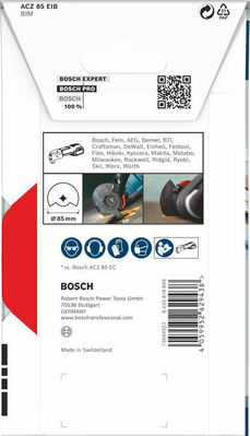 Bosch Power Tools PRO ACZ 85 EIB Blatt für Multifunktionswerkze 2608669086