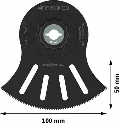 Bosch Power Tools PRO MACZ 145 BB Blatt für Multifunktionswerkze 2608669139
