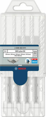 Bosch Power Tools PRO SDS plus-5X Hammerbohrer-Set 2608833911VE(5)