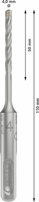 Bosch Power Tools PRO SDS plus-5X Hammerbohrer 4 x 50 2608836604
