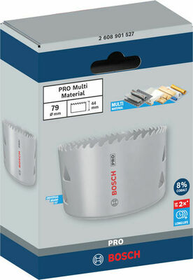 Bosch Power Tools Pro Lochsäge HSS-BI Muti Material 79 mm 2608901527