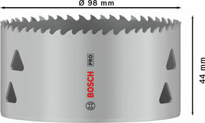 Bosch Power Tools Pro Lochsäge HSS-BI Muti Material 98 mm 2608901533