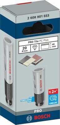 Bosch Power Tools PRO Tile PC Plus Lochsäge, 20 mm, HS 2608901553