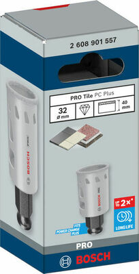 Bosch Power Tools PRO Tile PC Plus Lochsäge, 32 mm, HS 2608901557