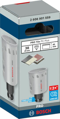 Bosch Power Tools PRO Tile PC Plus Lochsäge, 38 mm, HS 2608901559