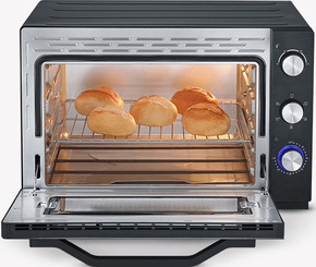 Severin Toastofen XXL 2200W,60l TO 2073 sw/eds-geb.