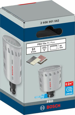 Bosch Power Tools PRO Tile PC Plus Lochsäge, 51 mm, HS 2608901562