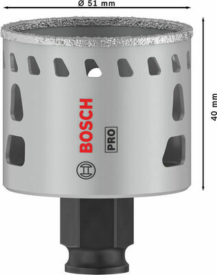 Bosch Power Tools PRO Tile PC Plus Lochsäge, 51 mm, HS 2608901562