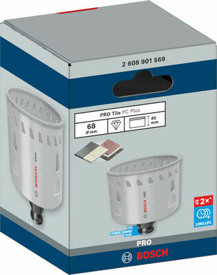 Bosch Power Tools Pro Dia Lochsäge PC 68 mm trocken 2608901569
