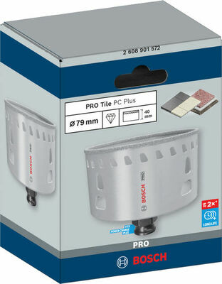 Bosch Power Tools PRO Tile PC Plus Lochsäge, 79 mm, HS 2608901572