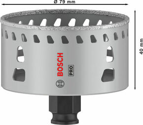 Bosch Power Tools PRO Tile PC Plus Lochsäge, 79 mm, HS 2608901572