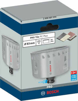 Bosch Power Tools PRO Tile PC Plus Lochsäge, 83 mm, HS 2608901573