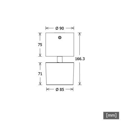 LTS Licht&Leuchten Wand-u.Deckenleuchte 930, DALI, schwarz ORYO-WA1 202 #671967