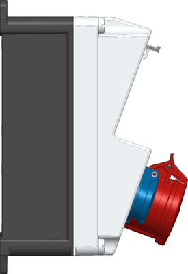 Mennekes Steckdosen-Kombination 260x225mm 16A IP44 924945