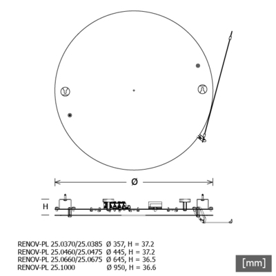 LTS Licht&Leuchten LED-Sanierungs-Kit 840, DALI RENOV-PL2.0660.840/D