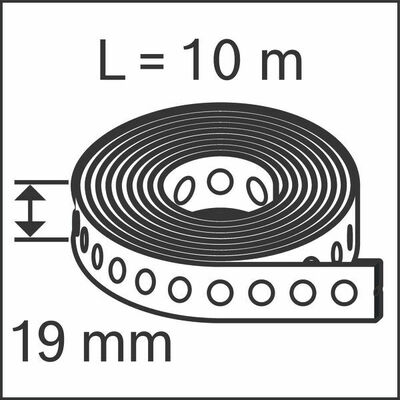 Bosch Power Tools Lochband PRO FMS-19 10 Stk. 1600A032GL