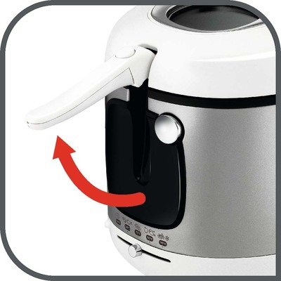 Tefal Fritteuse MEGA XXL FR4800 weiß