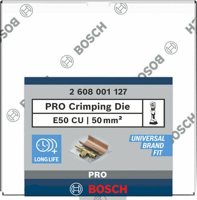 Bosch Power Tools PRO Presseinsatz E50 CU, 50mm² 2608001127
