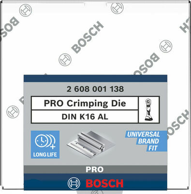 Bosch Power Tools PRO Presseinsatz, K16 AL, 50 mm², Aluminiume 2608001138